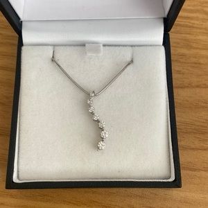 White Gold Diamond Necklace